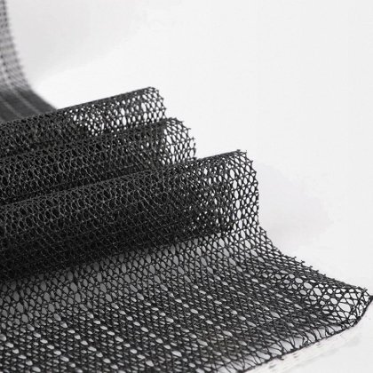 Zwart antislip vloerkleed voor kilim (PVC)