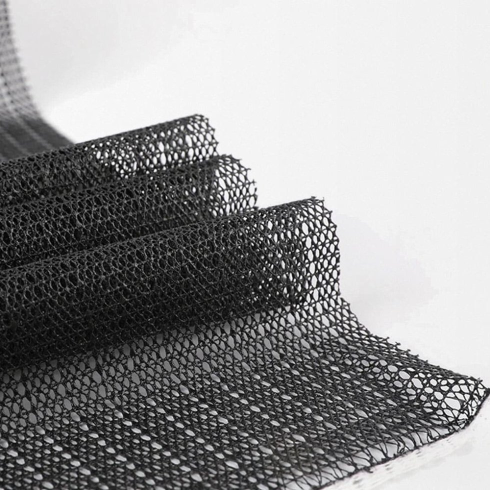 Zwart antislip vloerkleed voor kilim (PVC)