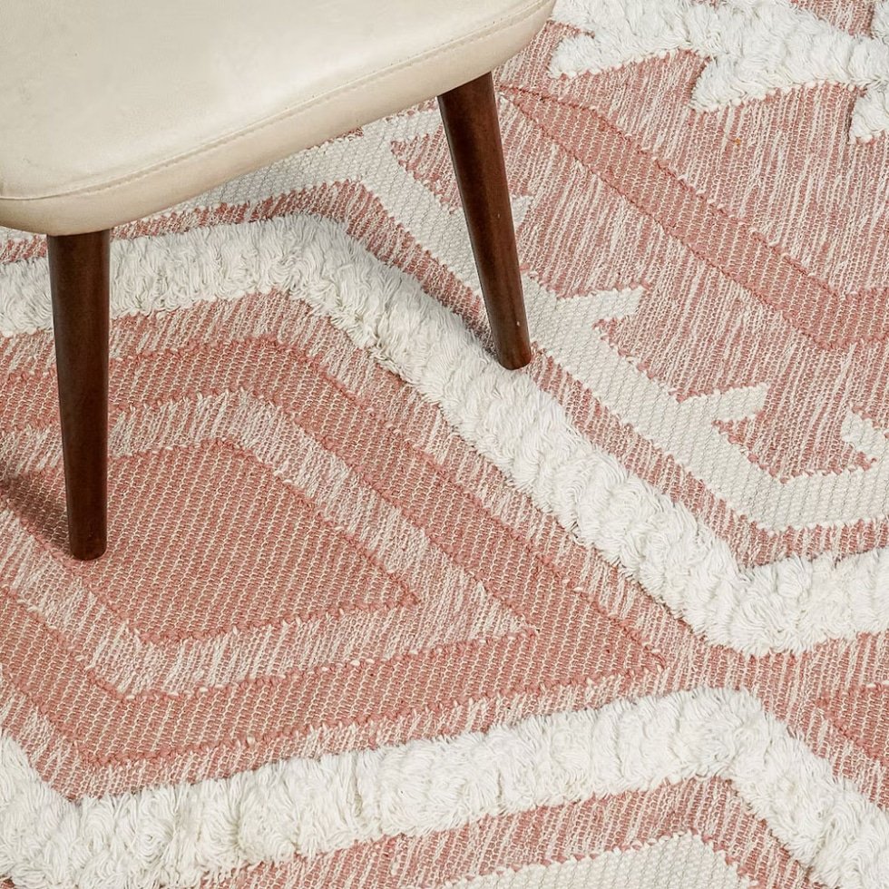 Blush kilim zacht vloerkleed