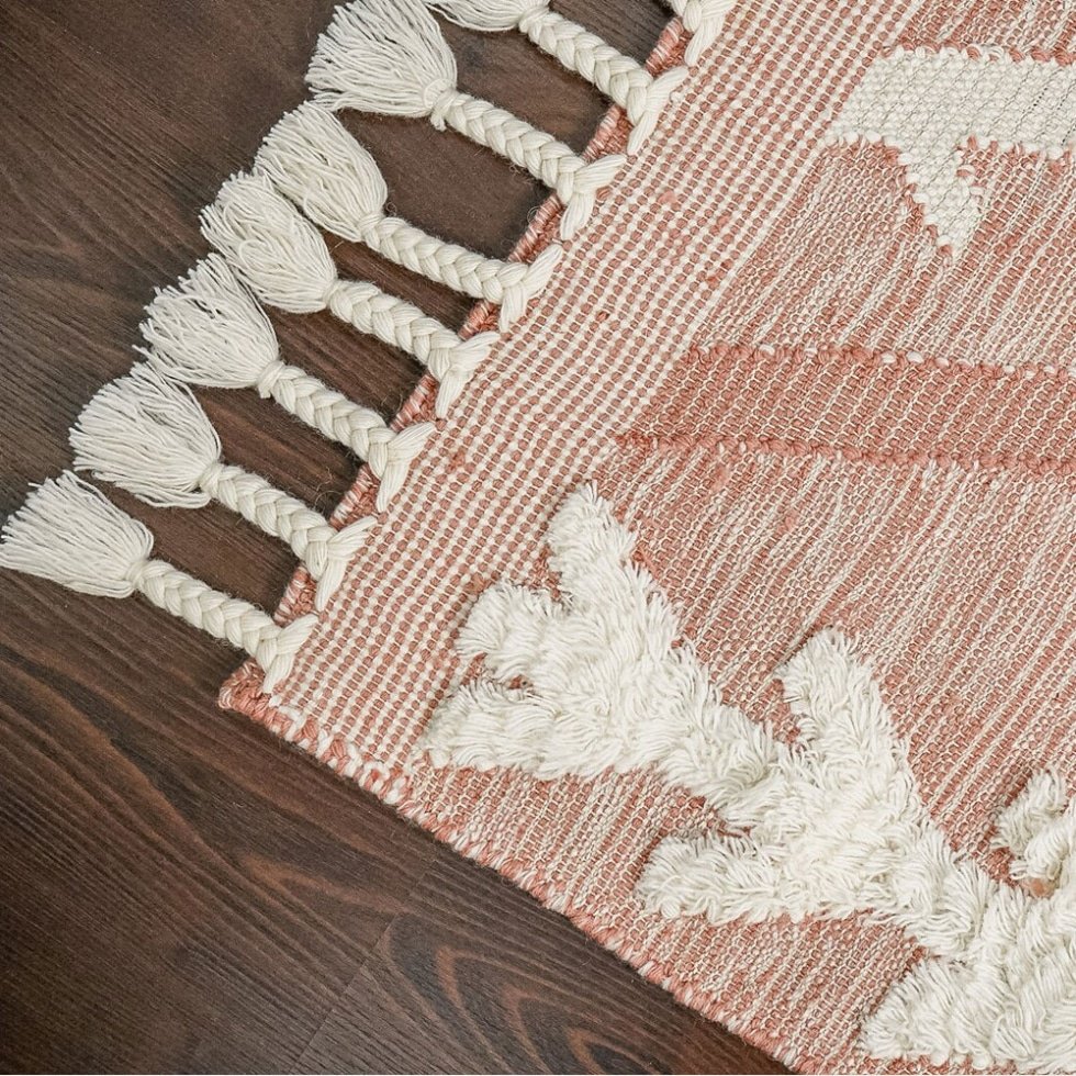 Blush kilim zacht vloerkleed