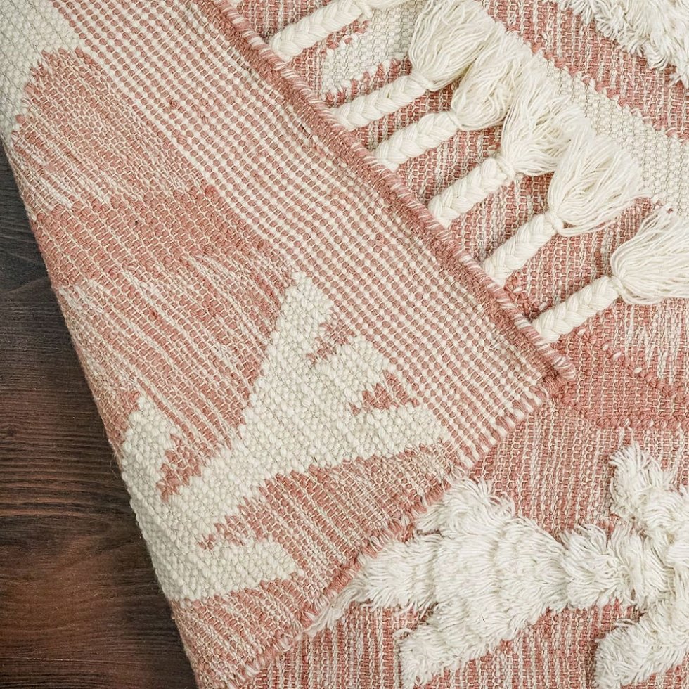 Blush kilim zacht vloerkleed