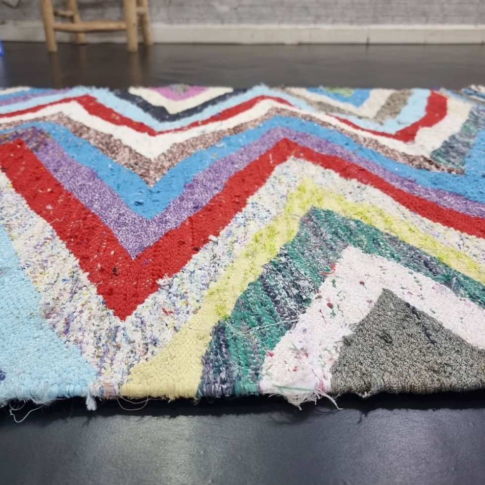 Geometrisch kelim berber tapijt