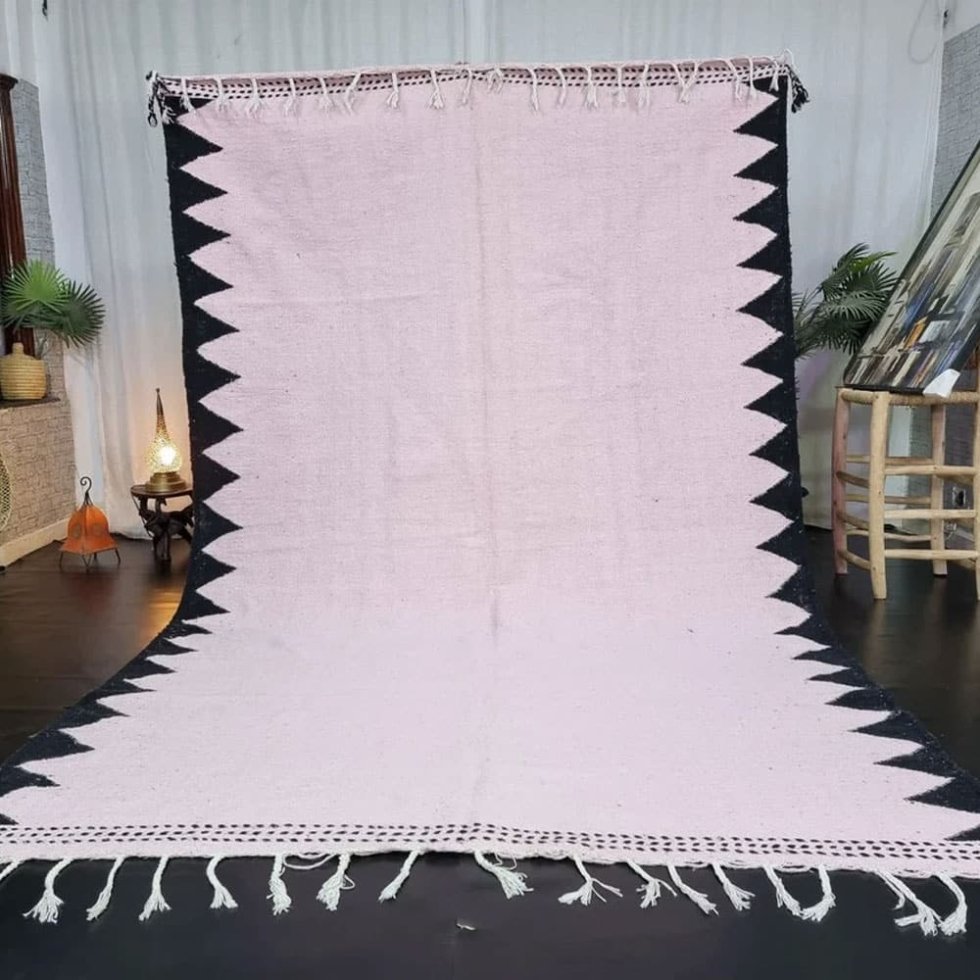 Neutraal Marokkaans kilim vloerkleed