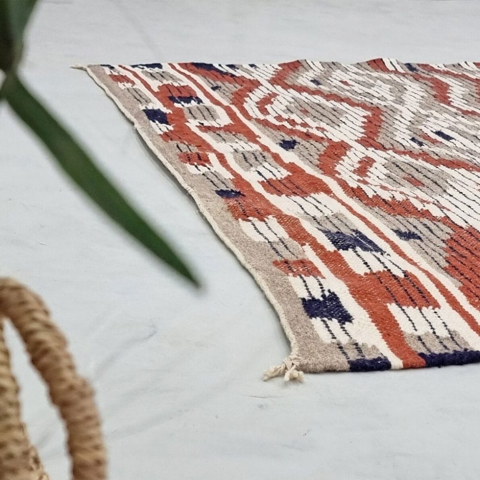 Marokkaans tapijt in vintage stijl