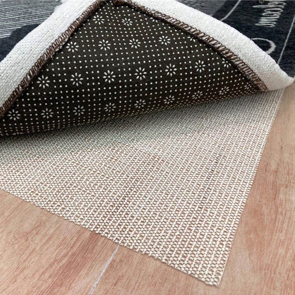 Witte antislipdeken voor kilim (PVC)