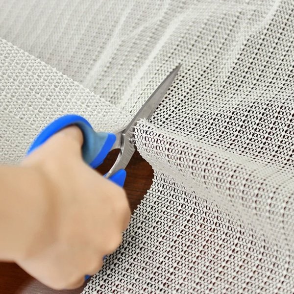Witte antislipdeken voor kilim (PVC)