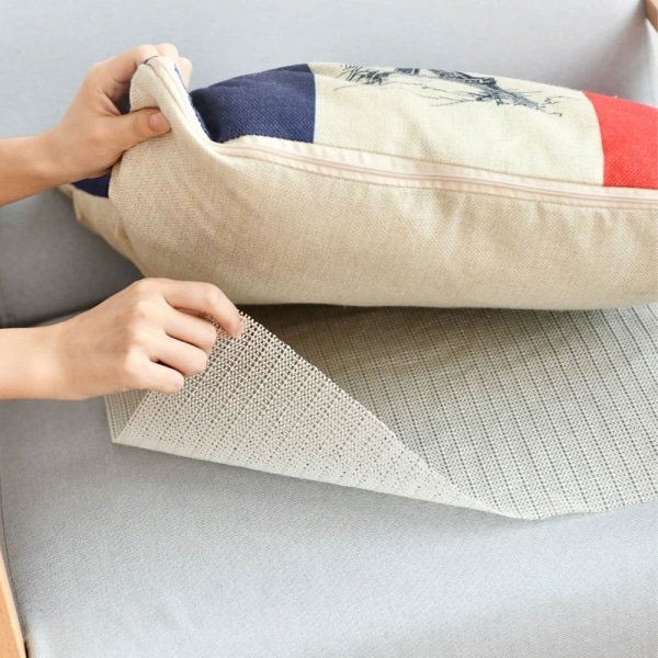 Witte antislipdeken voor kilim (PVC)