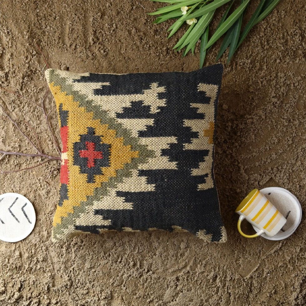 Vintage kelimkussens