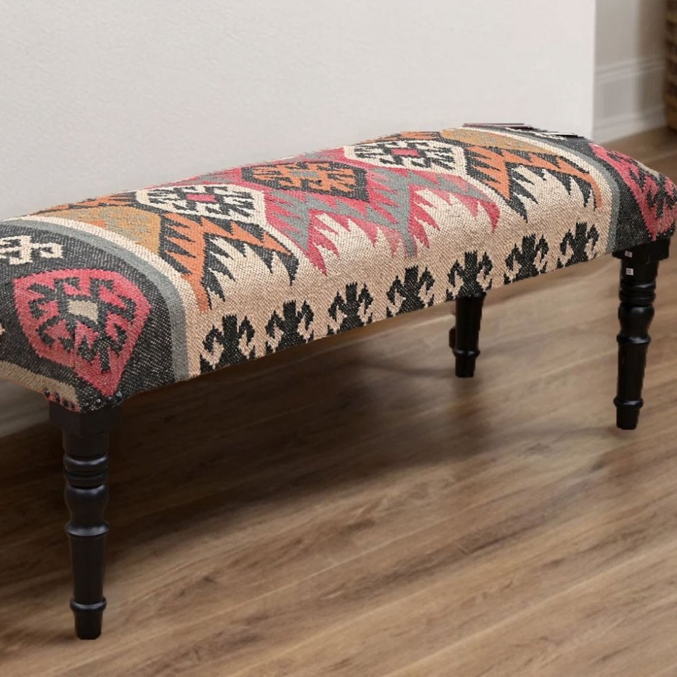 Navajo kilim voetenbank