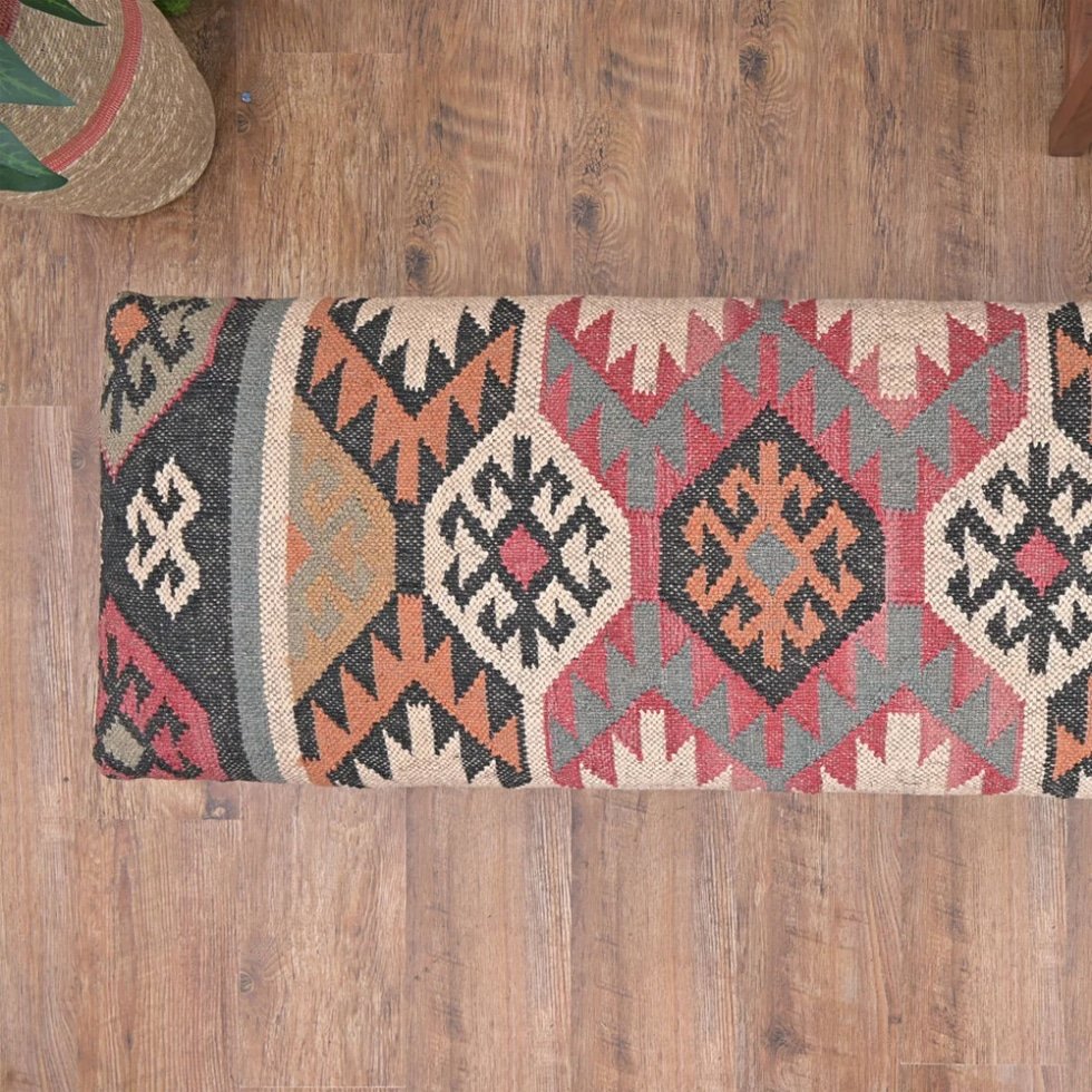 Navajo kilim voetenbank