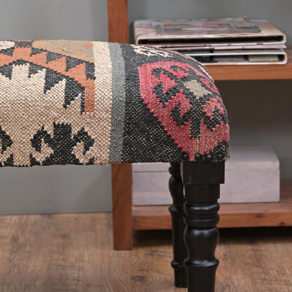 Navajo kilim voetenbank